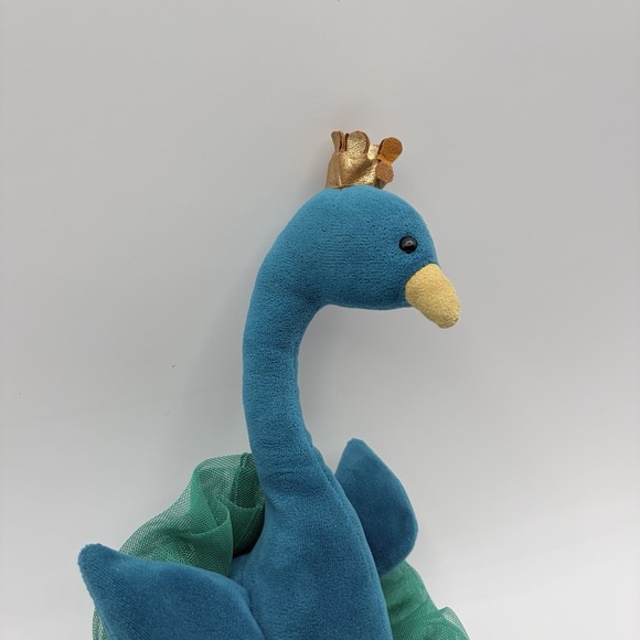 JellyCat Fancy Peacock Ballerina Tutu Plush 14" Stuffed Animal Retired - Picture 3 of 7